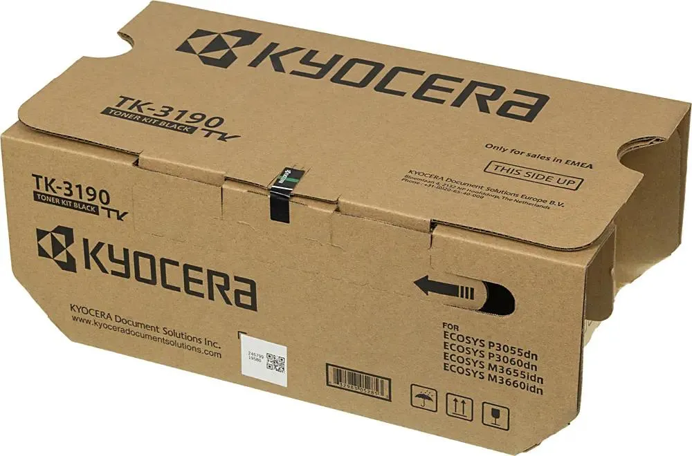 

Картридж для МФУ Kyocera TK-3190 (1T02T60NL1) черный, оригинальный, TK-3190