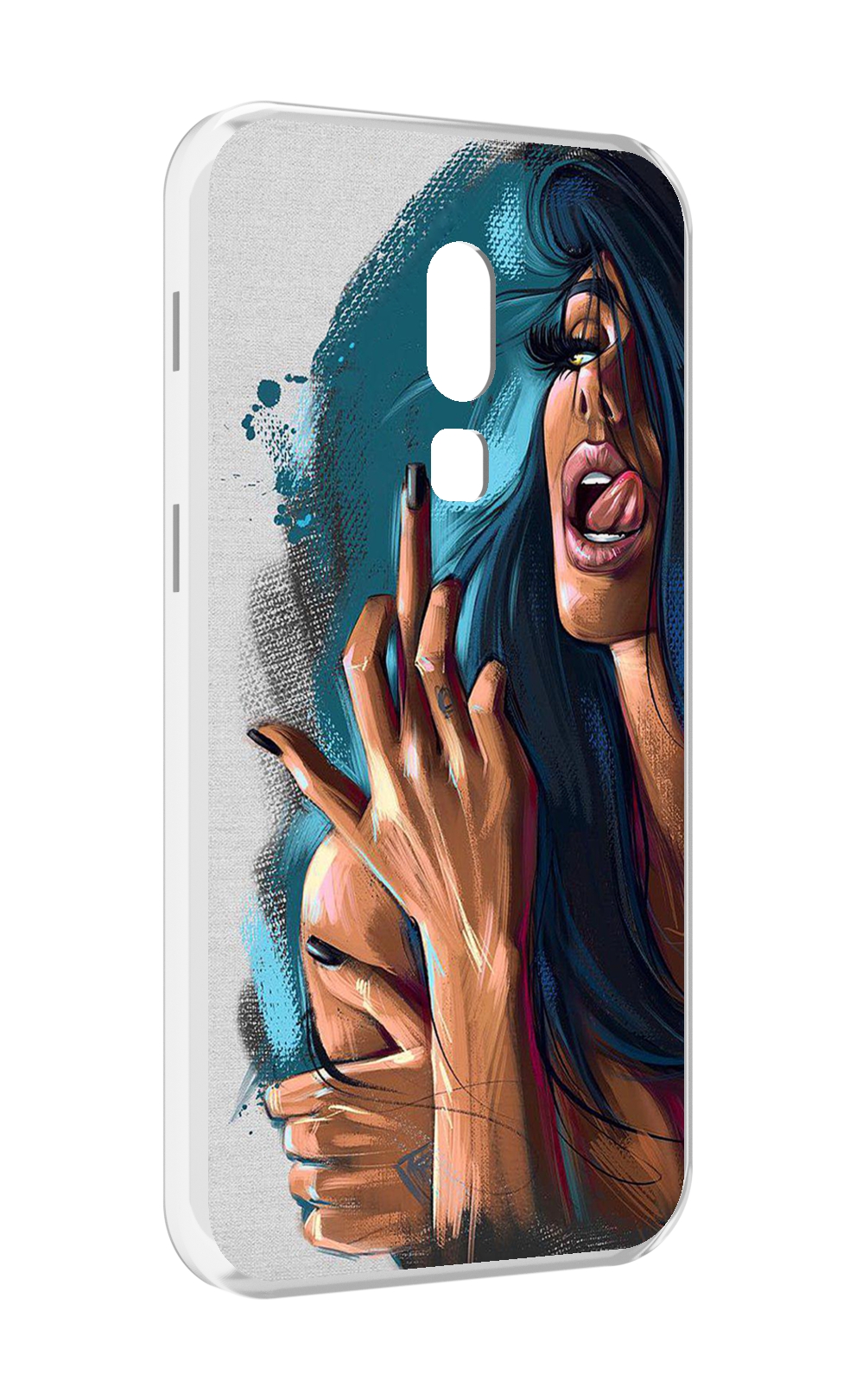 

Чехол MyPads Девушка-нарисованная-дерзкая женский для Meizu V8, Прозрачный, Tocco