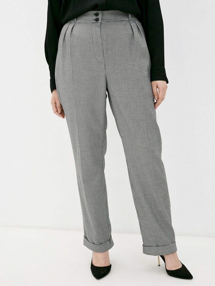

Брюки женские AVEMOD AVE3701 белые 44 RU, Белый, AVE3701