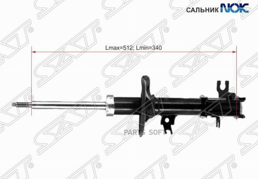 SAT Стойка передняя CHEVROLET/DAEWOO AVEO/KALOS 03- RH