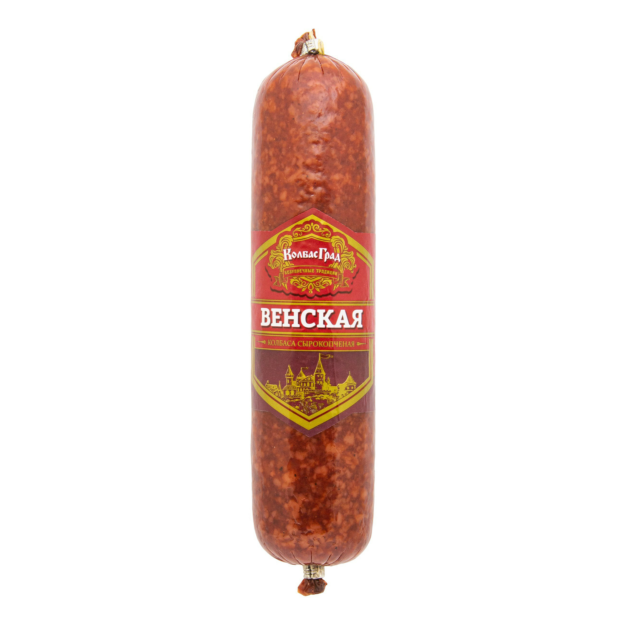 

Колбаса сырокопченая КолбасГрад Венская 235 г