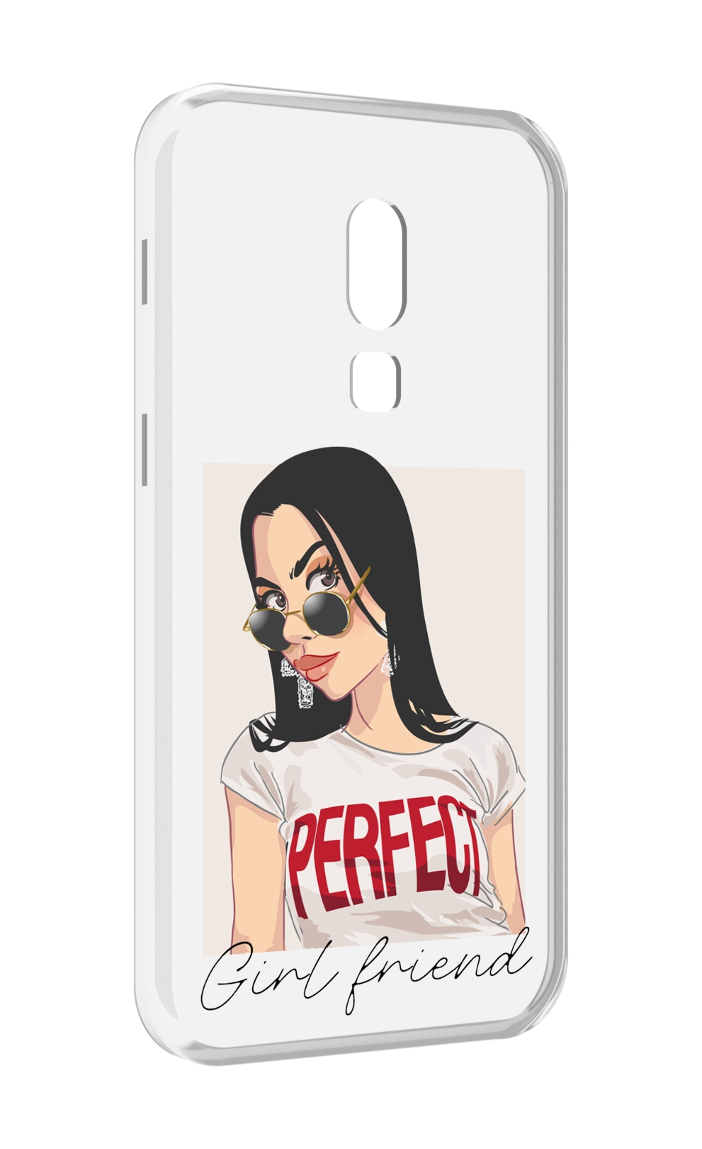 

Чехол MyPads Девушка-с-сережками женский для Meizu V8, Прозрачный, Tocco