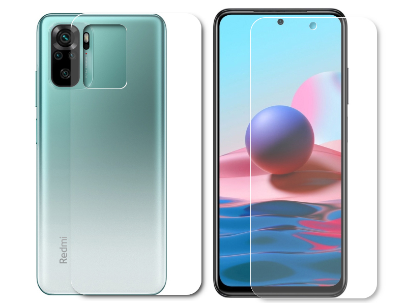 

Защитная пленка LuxCase для Xiaomi Redmi Note 10 0.14mm Front and Back Matte 86749, Xiaomi Redmi Note 10