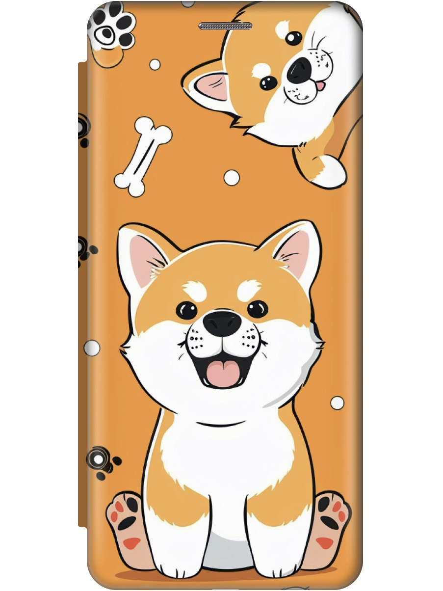 

Чехол-книжка на Apple iPhone SE (2022) / SE (2020) / 8 / 7 с принтом золотой 870210, Золотистый;белый;желтый, 713043271