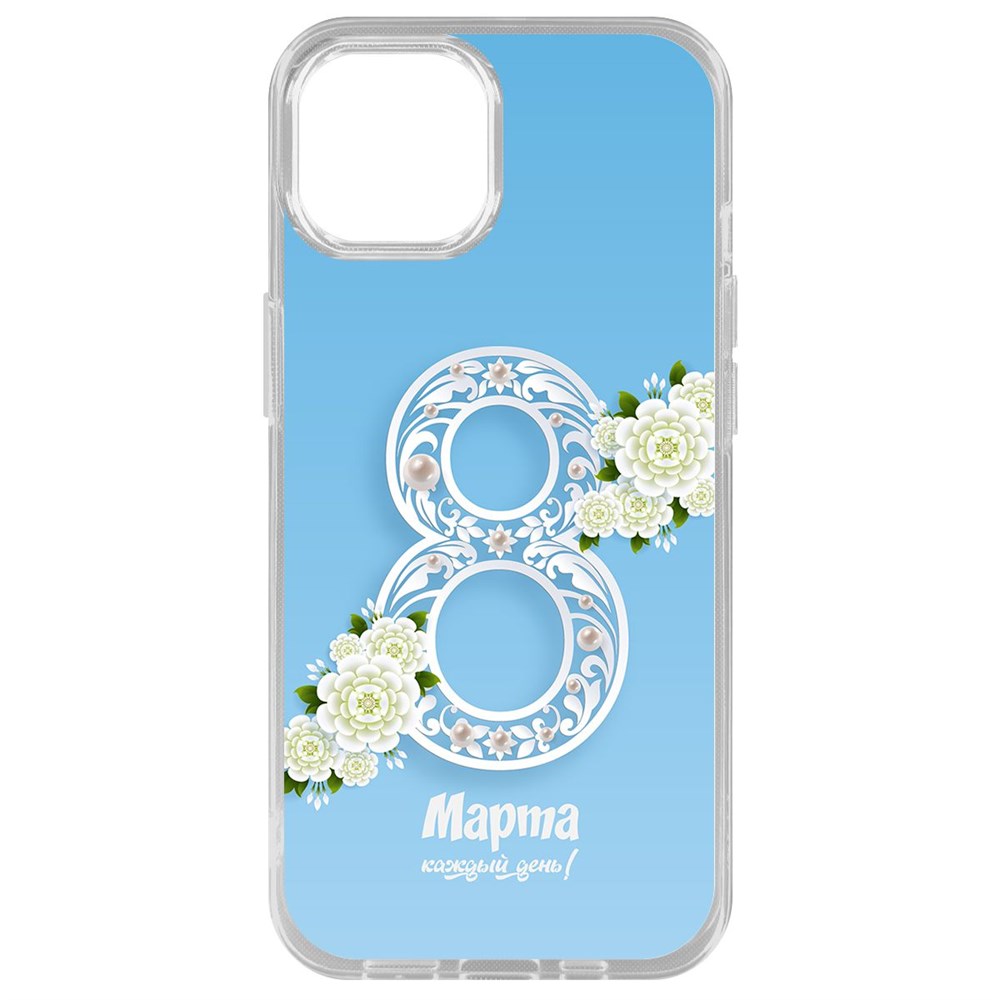 

Чехол-накладка Krutoff Clear Case Восьмое каждый день для iPhone 14 Plus