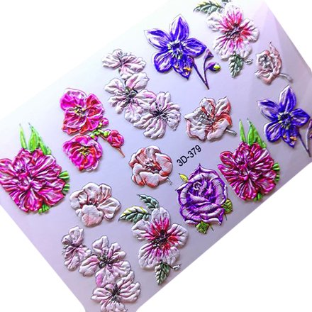 

Набор, Anna Tkacheva, 3D-слайдер №379 «Цветы. Цветочки», 3 шт., Разноцветный