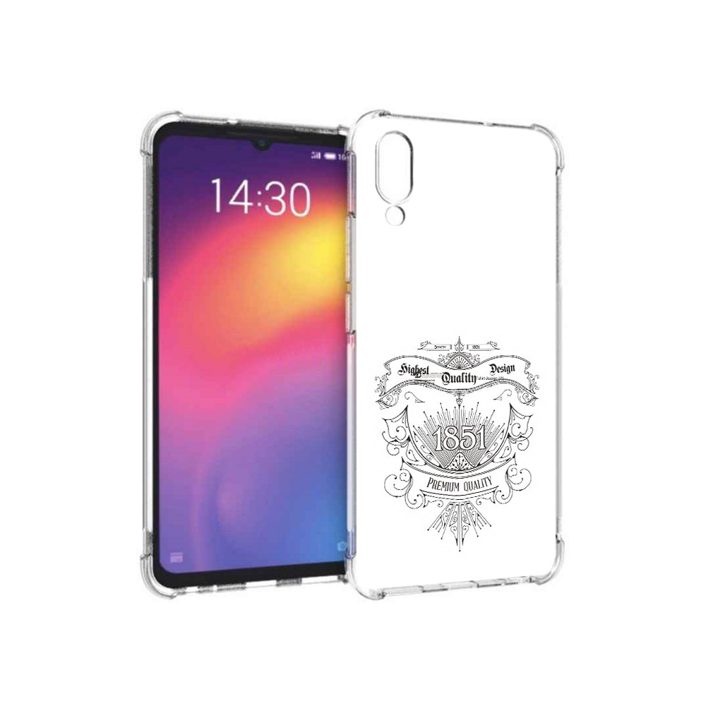 

Чехол MyPads Tocco для Meizu Note 9 логотип 1851 год (PT134513.88.444), Прозрачный, Tocco