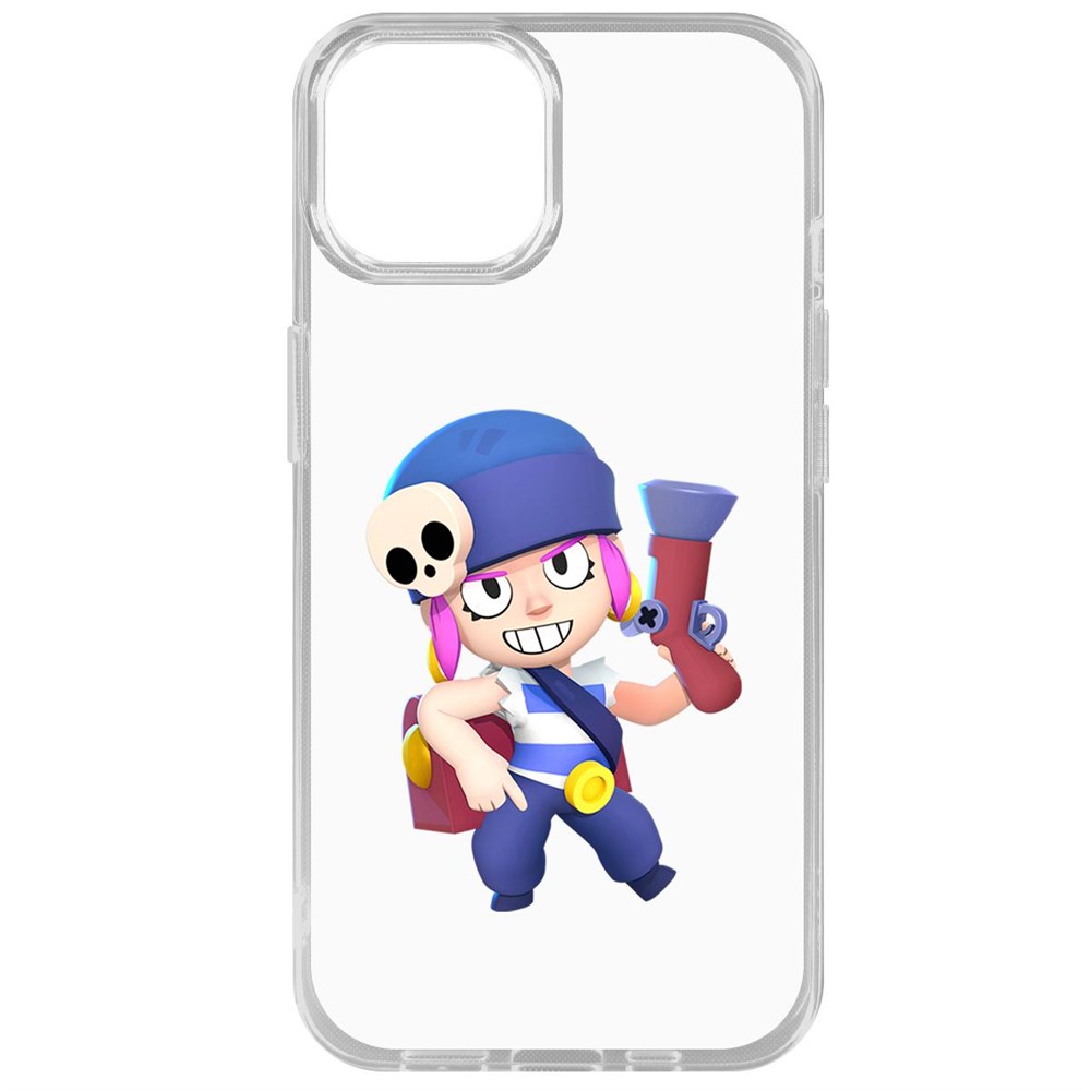 

Чехол-накладка Krutoff Clear Case Brawl Stars-Пенни для iPhone 14