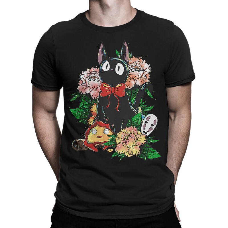 

Футболка мужская DS Apparel Персонажи Студии Гибли 997184-2 черная M, Черный, Персонажи Студии Гибли 997184-2
