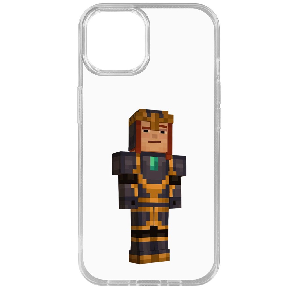

Чехол-накладка Krutoff Clear Case Minecraft-Петра для iPhone 14