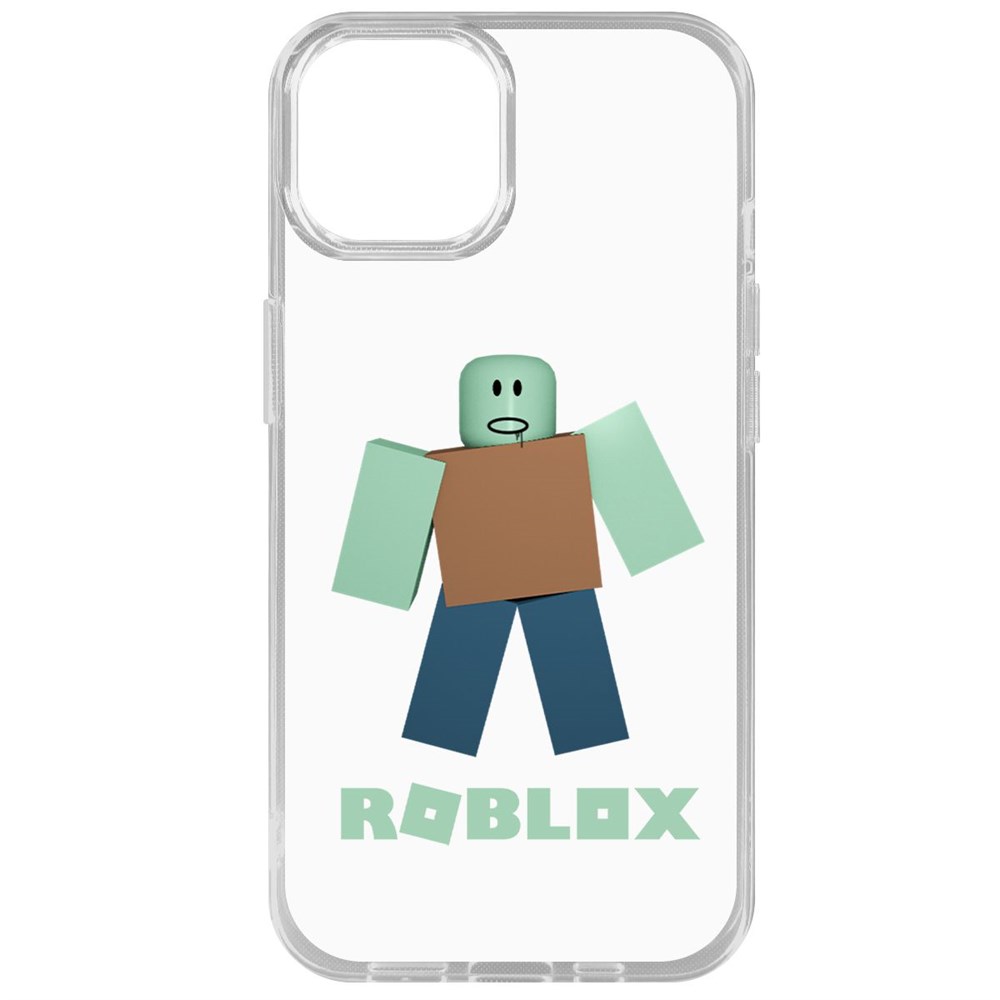 

Чехол-накладка Krutoff Clear Case Roblox-Зомби для iPhone 14, Прозрачный