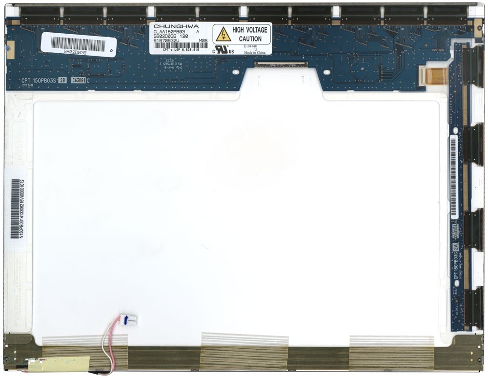 

Матрица ОЕМ совместимая с p/n: CLAA150PB03A, совместимая с p/n: CLAA150PB03A