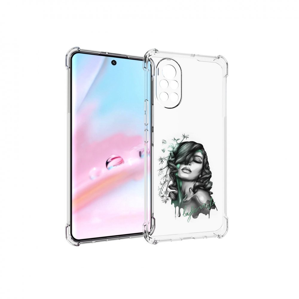

Чехол MyPads Девушка 2 для Huawei Nova 8 (ANG-LX1), Прозрачный, Tocco