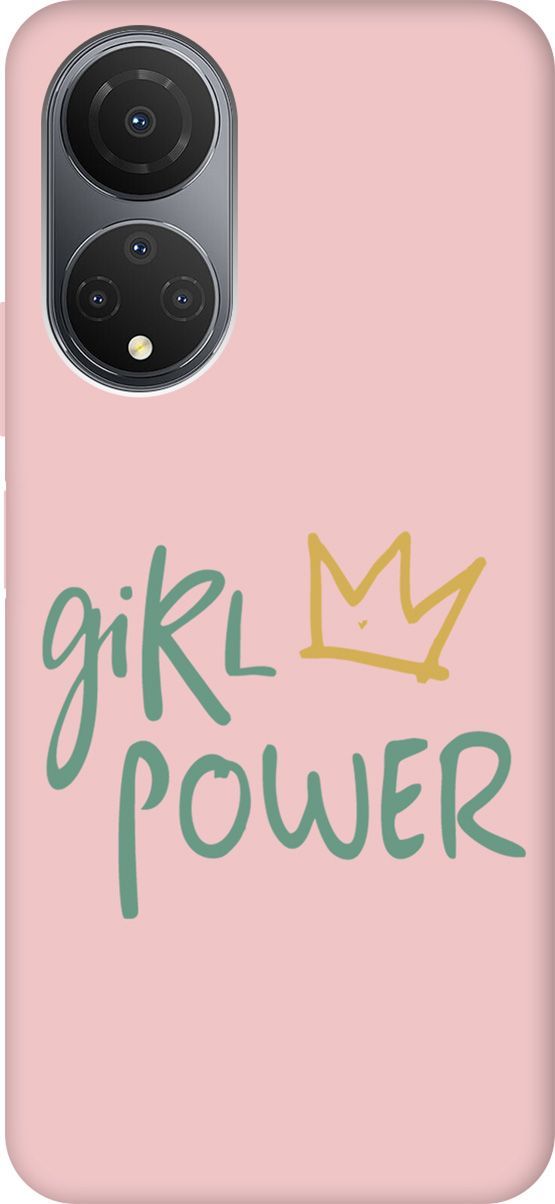 

Чехол на Honor X7 "Girl Power!" розовый, Розовый;зеленый, 158577