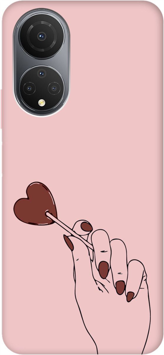 

Чехол на Honor X7 "Heartbreaker" розовый, Розовый;черный, 158577
