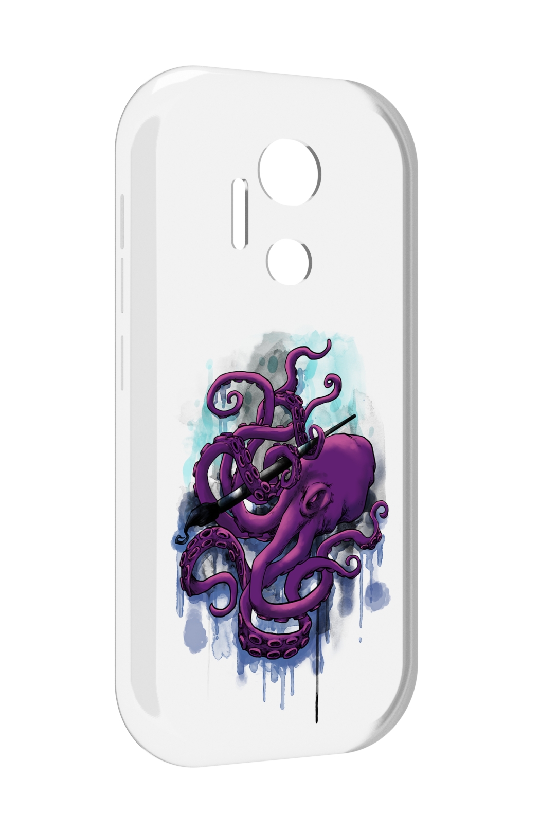 

Чехол MyPads фиолетовый осьминог для doogee x97 pro, Прозрачный, Tocco