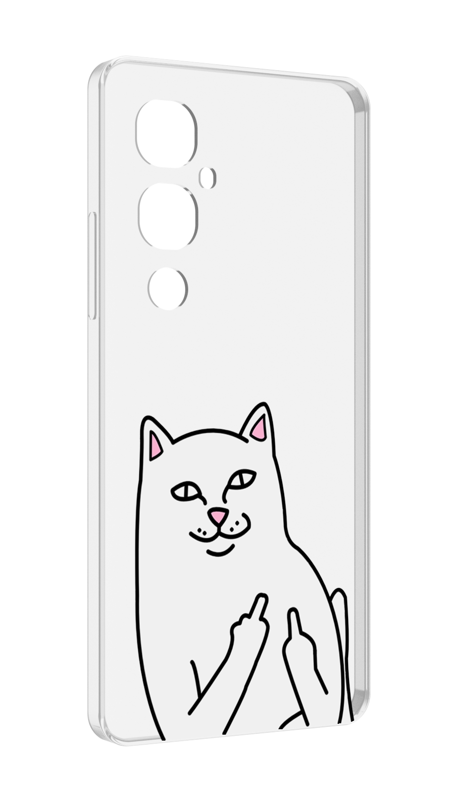 

Чехол MyPads котяра для Tecno Pova 4 Pro, Прозрачный, Tocco