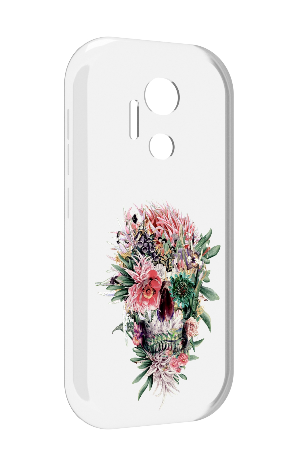 

Чехол MyPads череп из цветов для doogee x97 pro, Прозрачный, Tocco