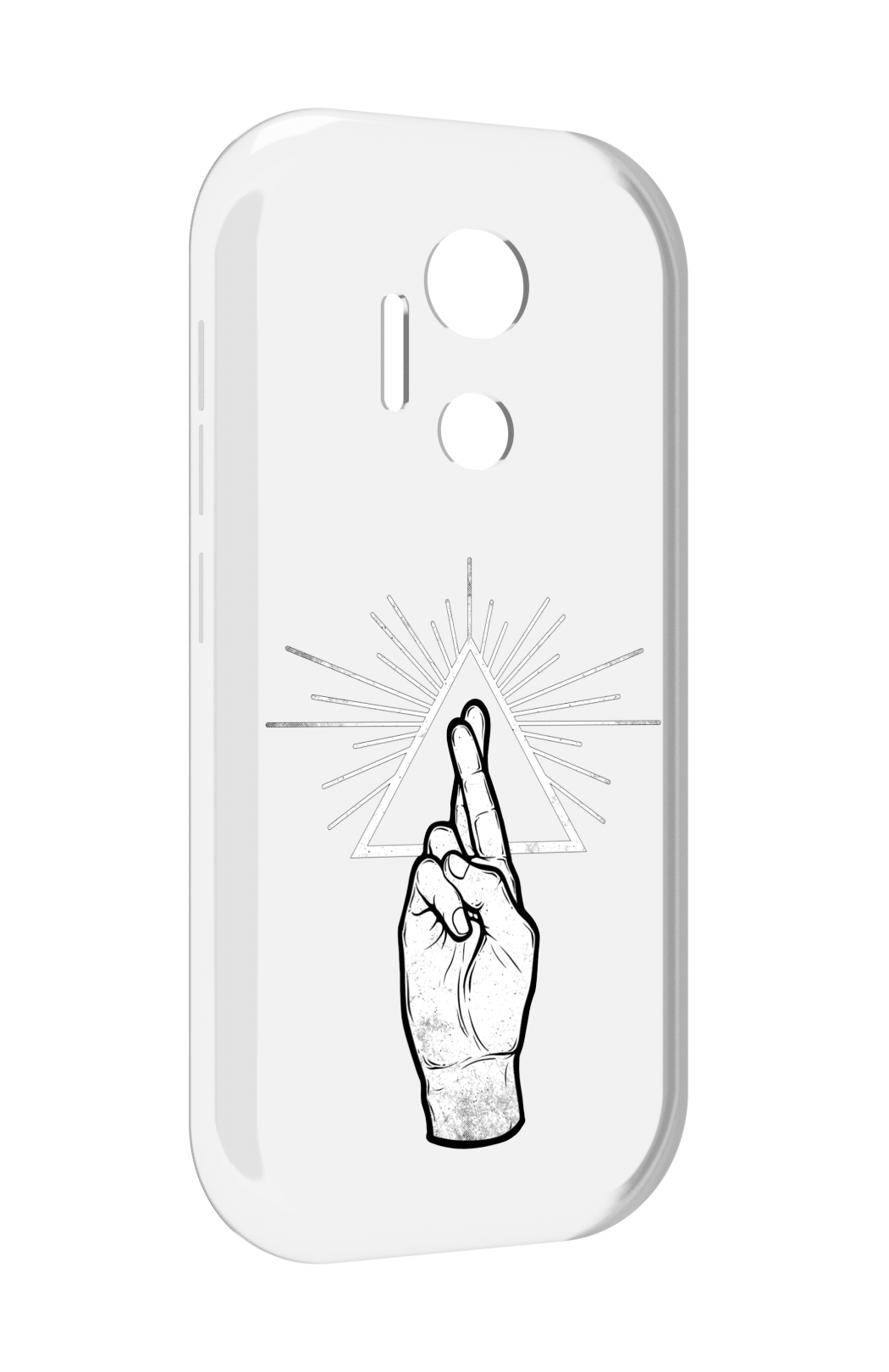 

Чехол MyPads черно белая рука для doogee x97 pro, Прозрачный, Tocco