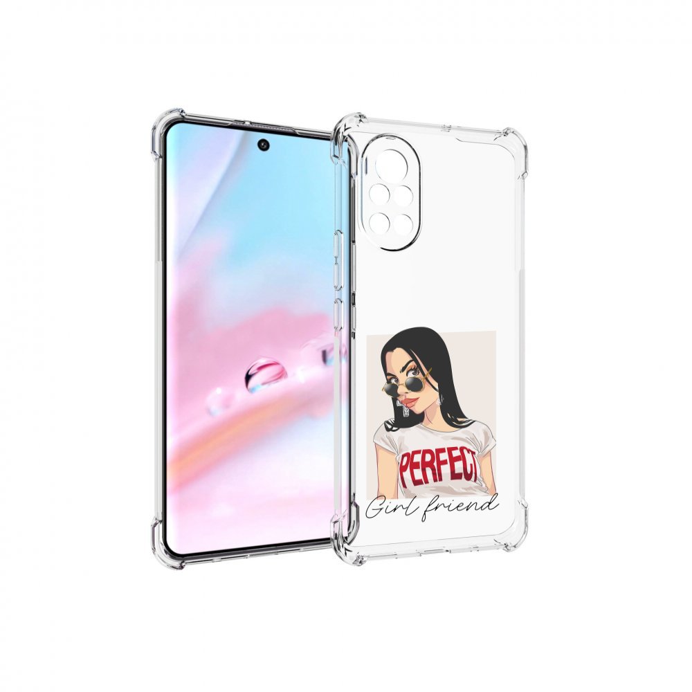 

Чехол MyPads Девушка-с-сережками женский для Huawei Nova 8 (ANG-LX1), Прозрачный, Tocco