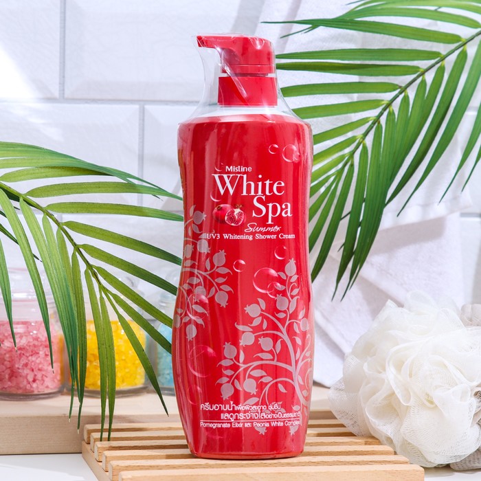 Крем-гель для душа Mistine White Spa Summer, отбеливающий, с гранатом 500 мл