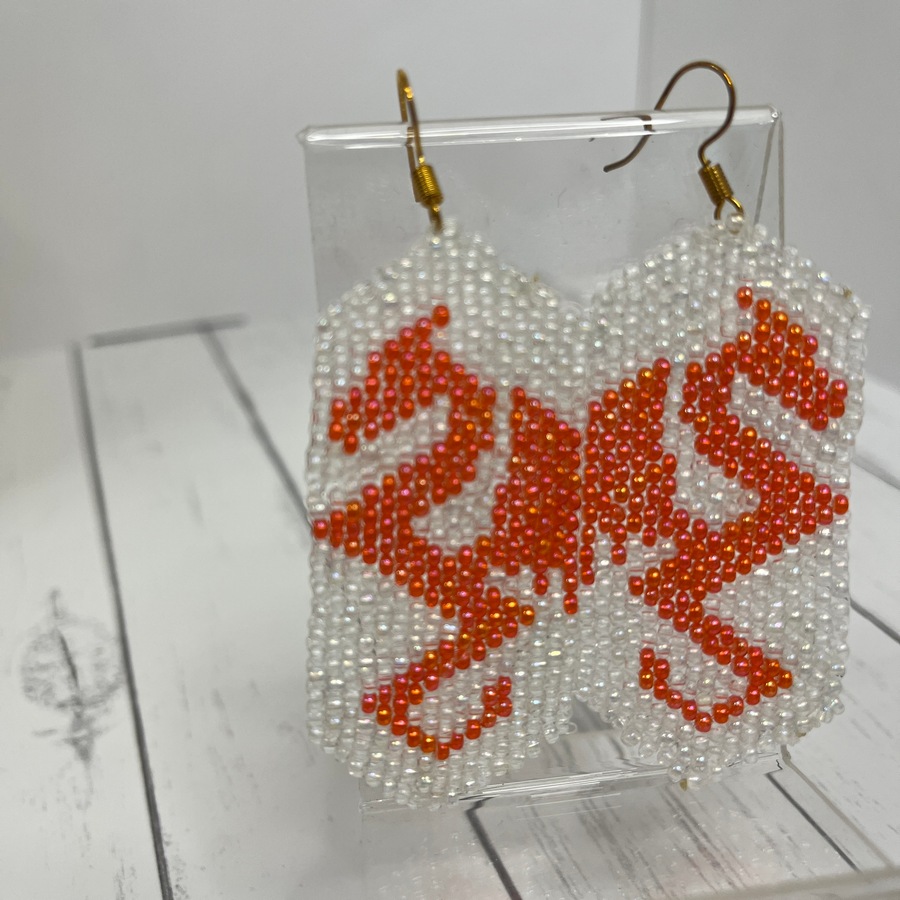 

Серьги из бижутерного сплава 2559, бисер, 2559
