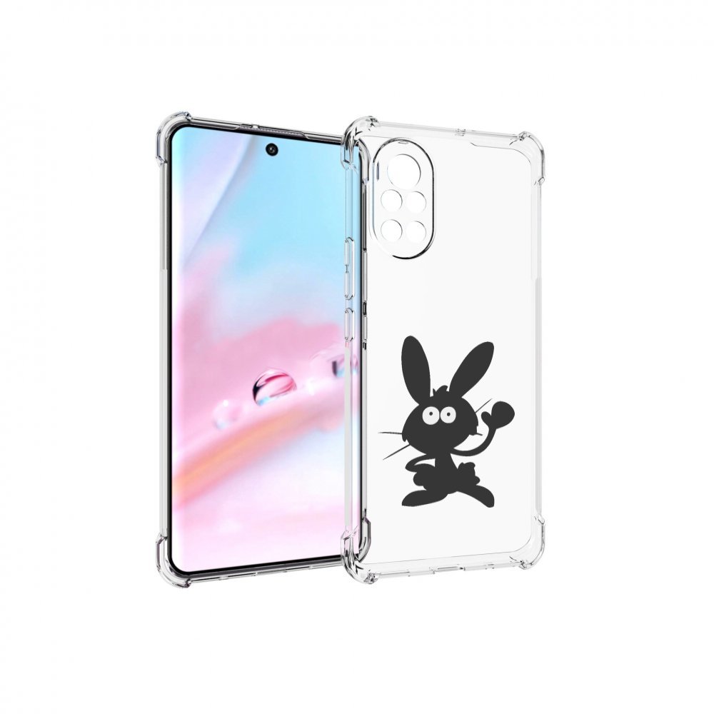 

Чехол MyPads Заяц для Huawei Nova 8 (ANG-LX1), Прозрачный, Tocco