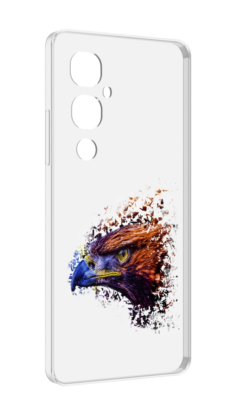 

Чехол MyPads красочный орел для Tecno Pova 4 Pro, Прозрачный, Tocco