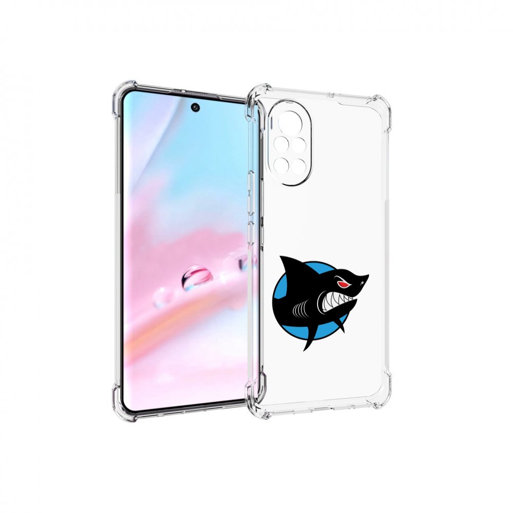 

Чехол MyPads Злая-акула для Huawei Nova 8 (ANG-LX1), Прозрачный, Tocco