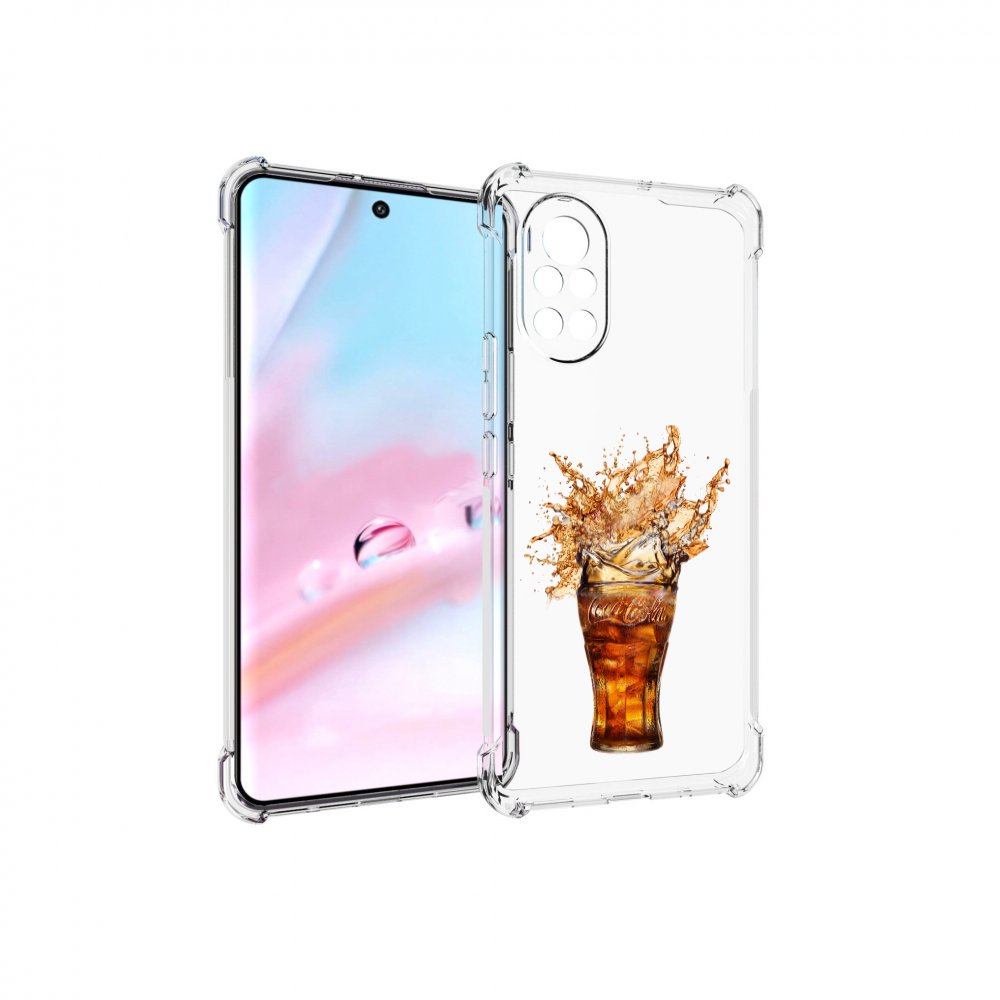

Чехол MyPads Кола-в-стакане для Huawei Nova 8 (ANG-LX1), Прозрачный, Tocco