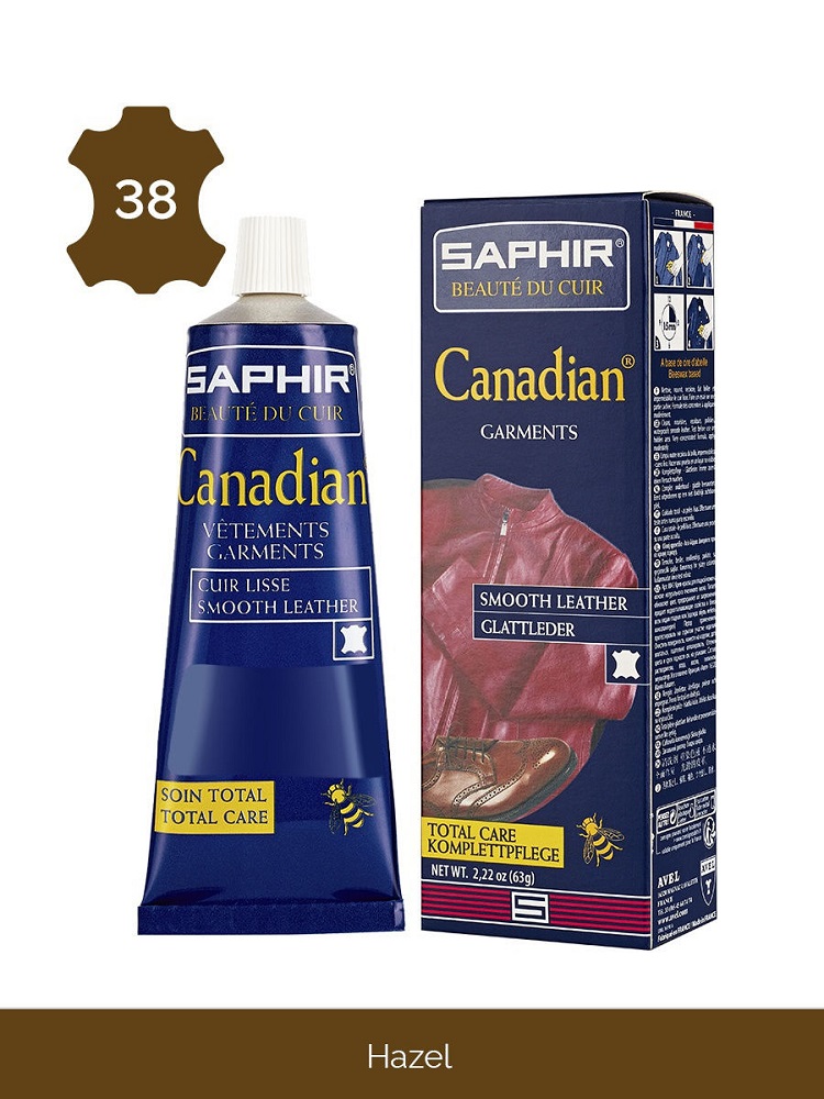 Крем-краска для гладкой кожи Saphir Canadian Hazel (Ореховый) 75 мл