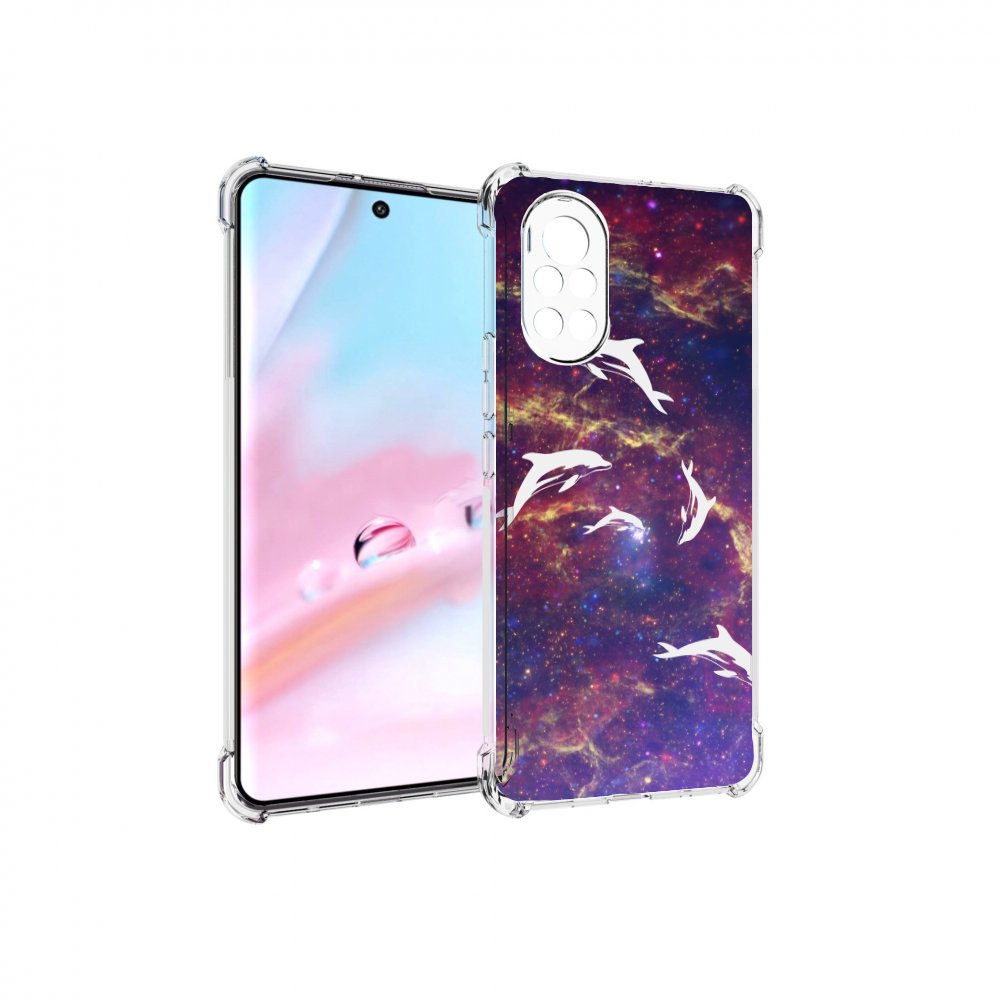 

Чехол MyPads Космические-дельфины для Huawei Nova 8 (ANG-LX1), Прозрачный, Tocco