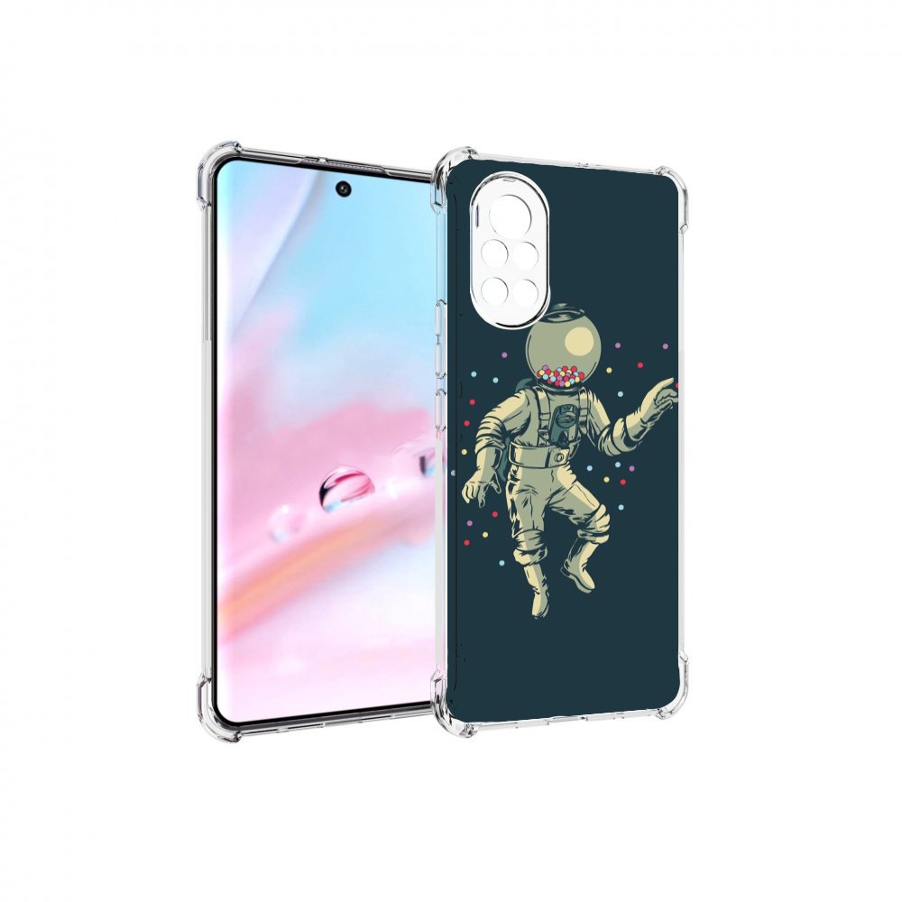 

Чехол MyPads Космонавт для Huawei Nova 8 (ANG-LX1), Прозрачный, Tocco