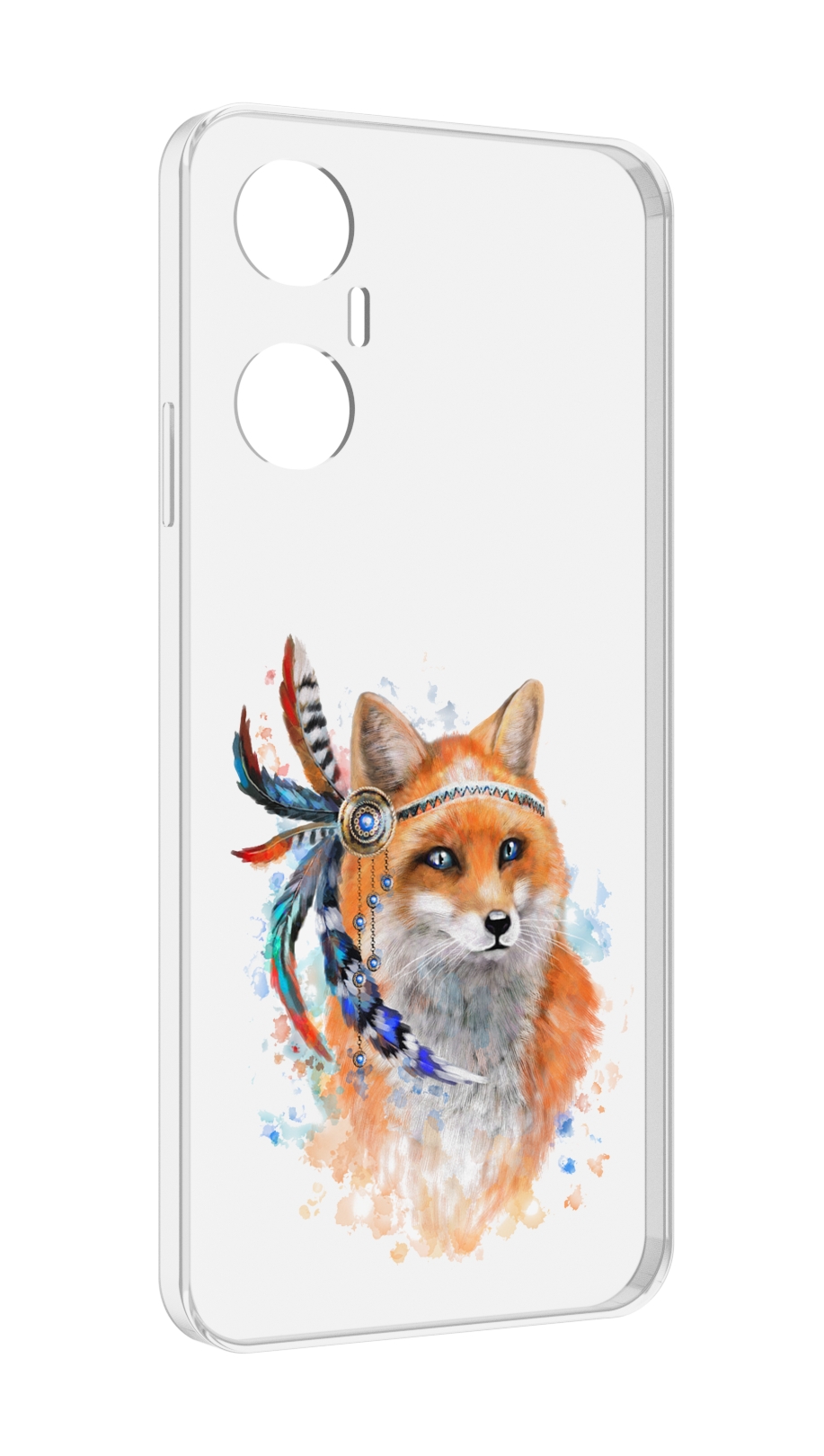 

Чехол MyPads инду лиса для Infinix Hot 20 5G, Прозрачный, Tocco
