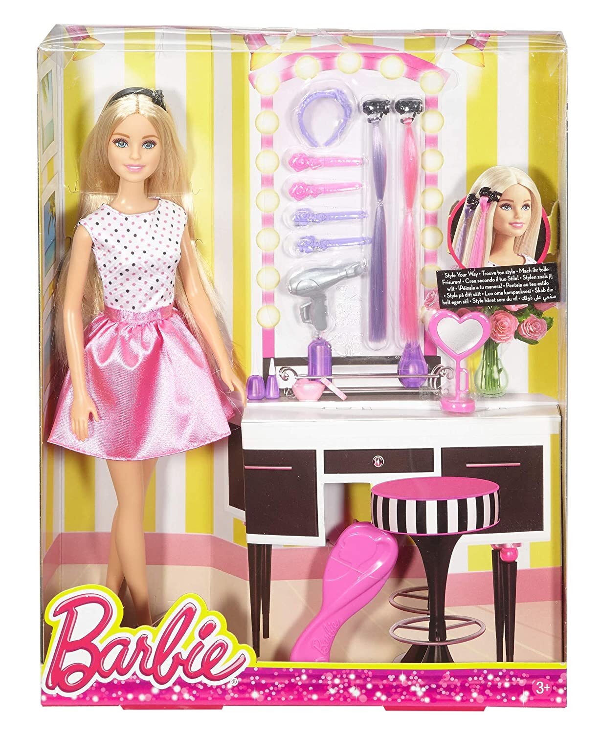 

Кукла Barbie Стильные прически Коллекционная DJP92