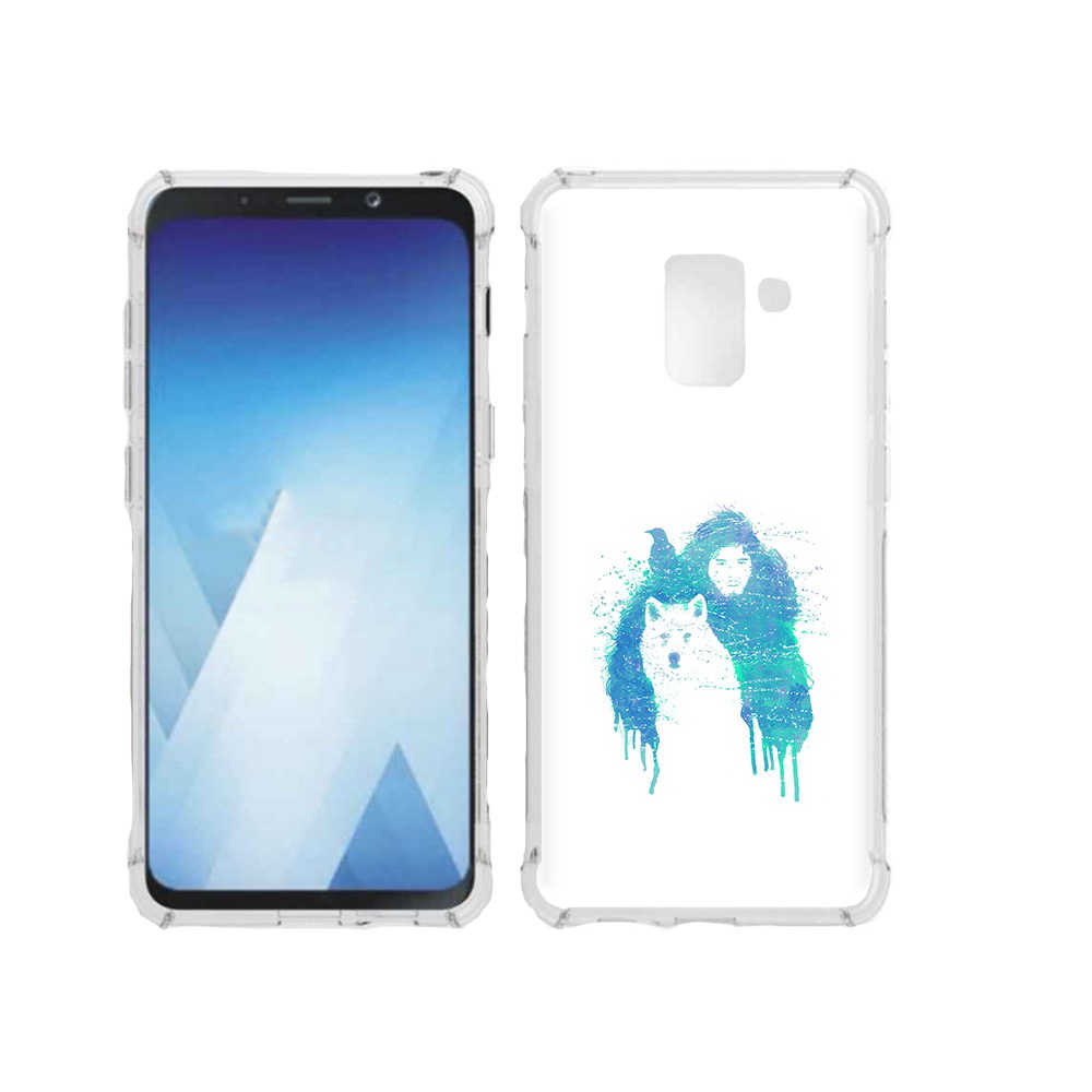 

Чехол MyPads Tocco для Samsung Galaxy A5 (2018) джон сноу (PT95317.573.323), Прозрачный, Tocco