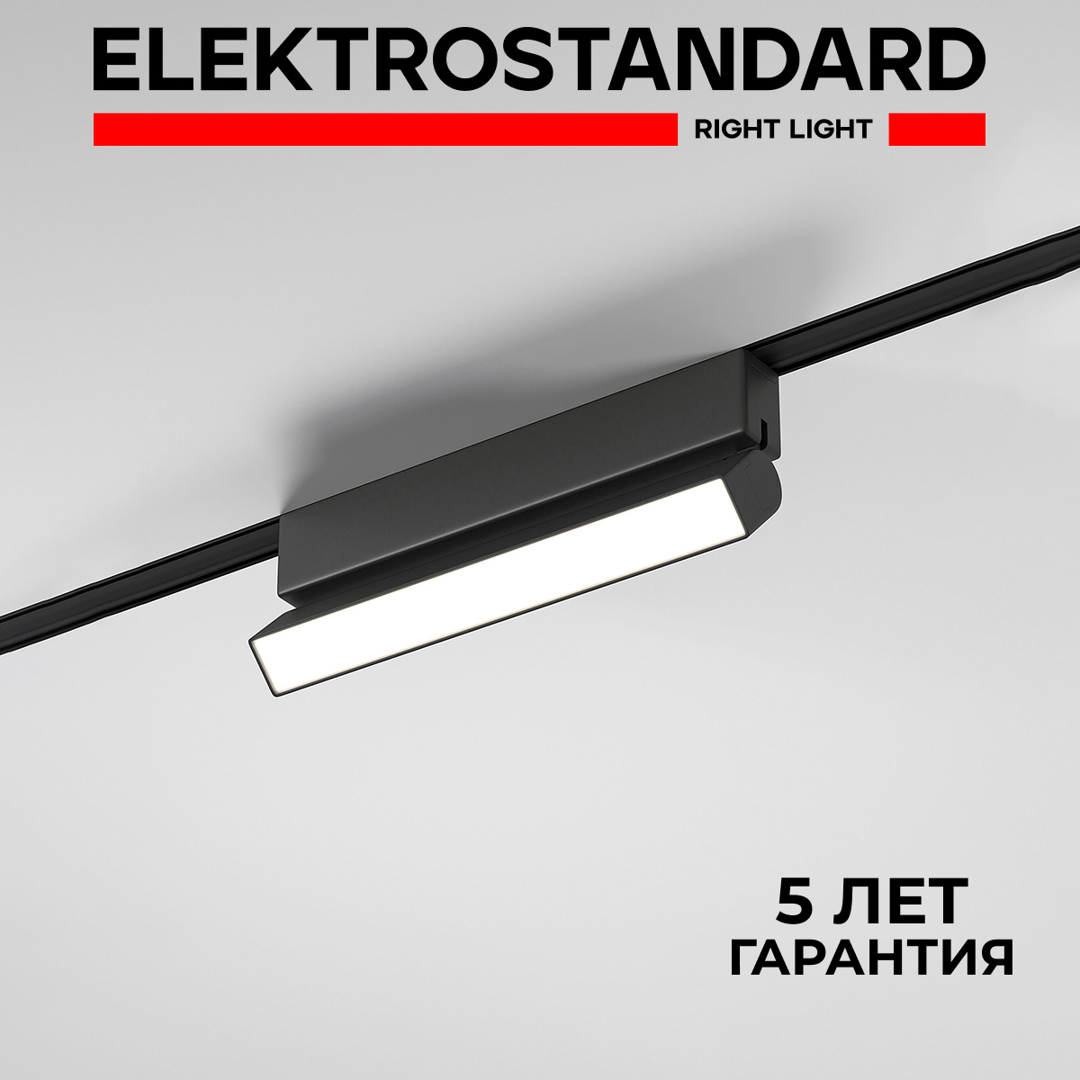 Трековый поворотный светильник Elektrostandard Flat Magnetic Unity 85093/01 черный 10 Вт