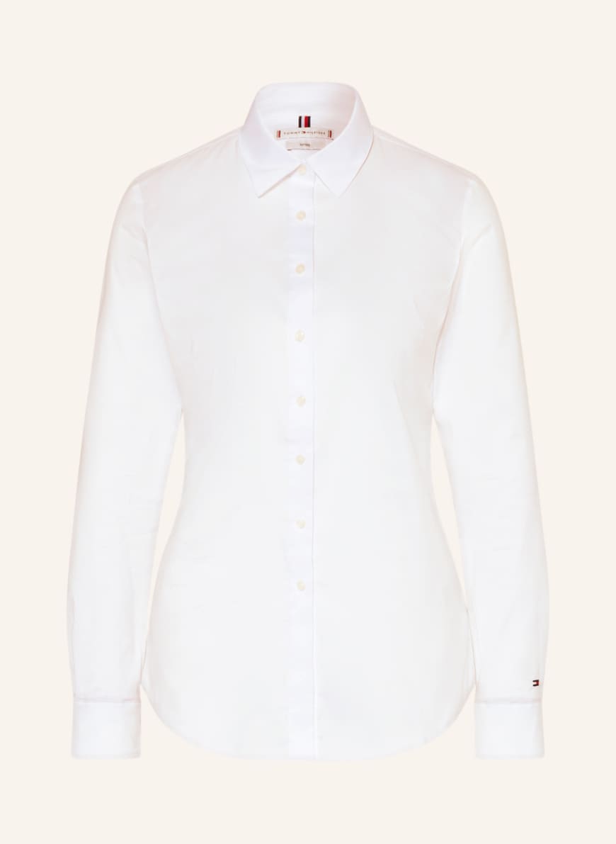 

Рубашка женская Tommy Hilfiger 1000562979 белая 44, Белый, 1000562979