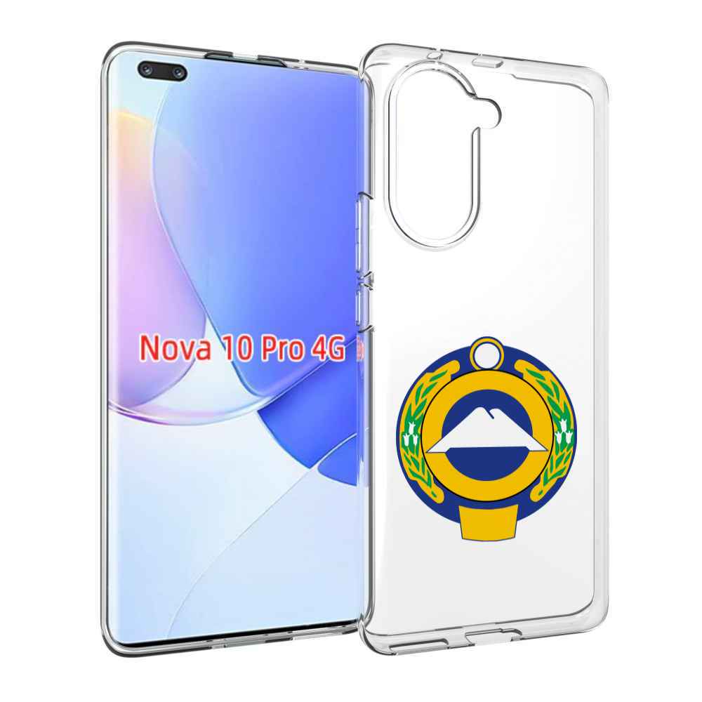 Чехол MyPads герб-карачаево-черкессия для Huawei Nova 10 Pro противоударный