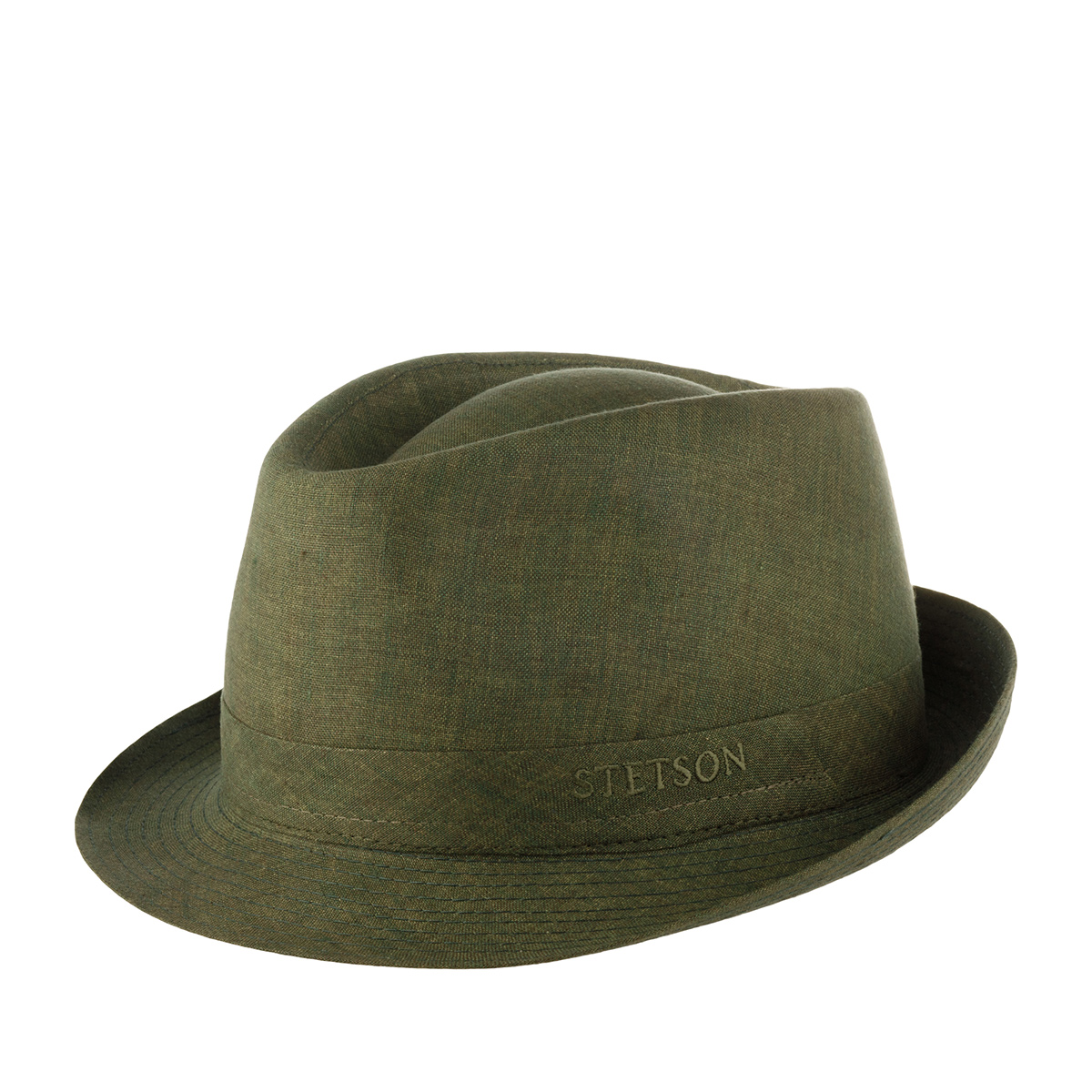 

Шляпа унисекс Stetson 1113102 TRILBY LINEN темно-оливковая, р.61, Зеленый, 1113102 TRILBY LINEN