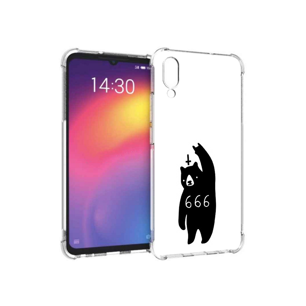 

Чехол MyPads Tocco для Meizu Note 9 медведь 666 (PT134513.88.462), Прозрачный, Tocco