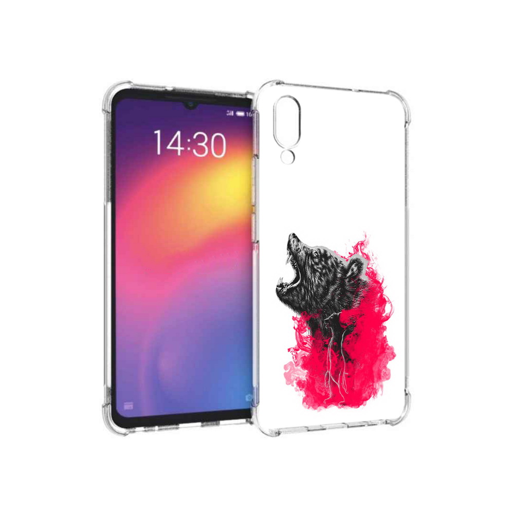

Чехол MyPads Tocco для Meizu Note 9 медведь в дымке (PT134513.88.463), Прозрачный, Tocco