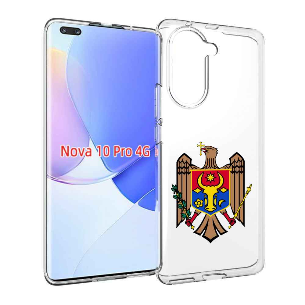 Чехол MyPads герб-молдовы для Huawei Nova 10 Pro противоударный