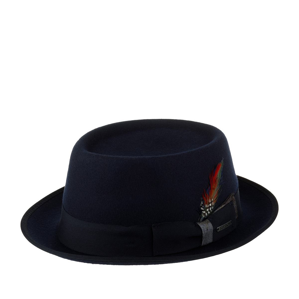 

Шляпа унисекс Stetson 1658107 PORK PIE WOOLFELT темно-синяя, р.63, Синий, 1658107 PORK PIE WOOLFELT