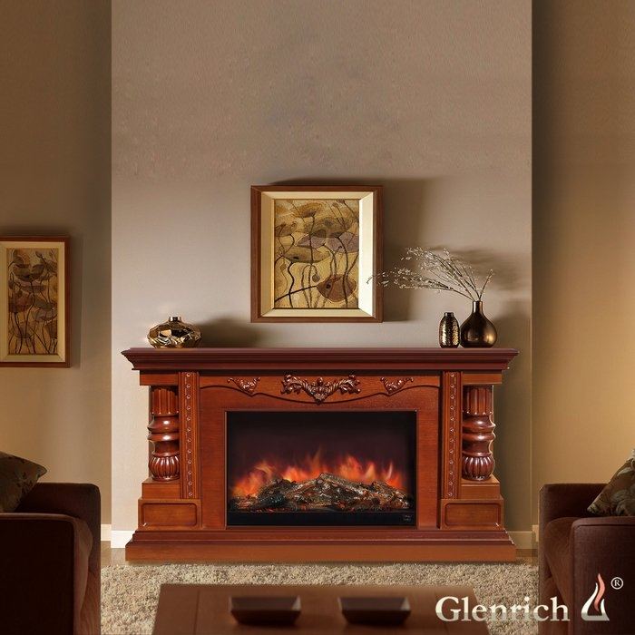 фото Каминокомплект glenrich консул hota 3d дуб