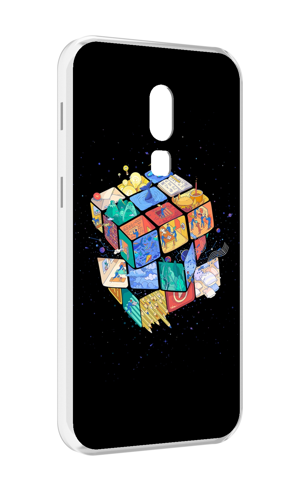 

Чехол MyPads Кубик-Рубика для Meizu V8, Прозрачный, Tocco