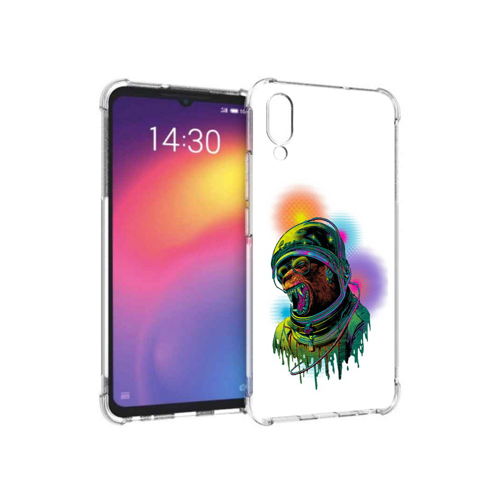 

Чехол MyPads Tocco для Meizu Note 9 медведь космонавт (PT134513.88.466), Прозрачный, Tocco