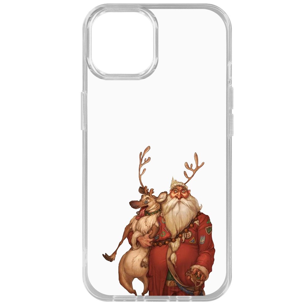 

Чехол-накладка Krutoff Clear Case К-команда для iPhone 14