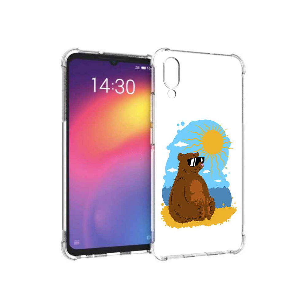 

Чехол MyPads Tocco для Meizu Note 9 медведь на чиле (PT134513.88.468), Прозрачный, Tocco