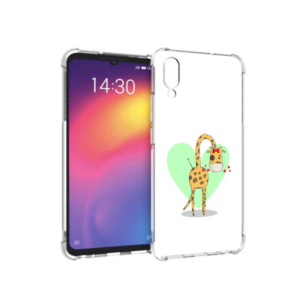 

Чехол MyPads Tocco для Meizu Note 9 Влюбленный жираф 14 февраля (PT134513.88.47), Прозрачный, Tocco